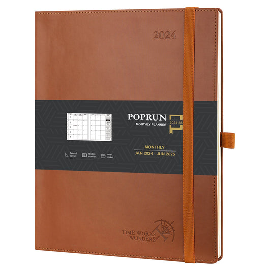 2023-2024 Professional O-Wire 6.5x8.5 Monthly Planner – POPRUN