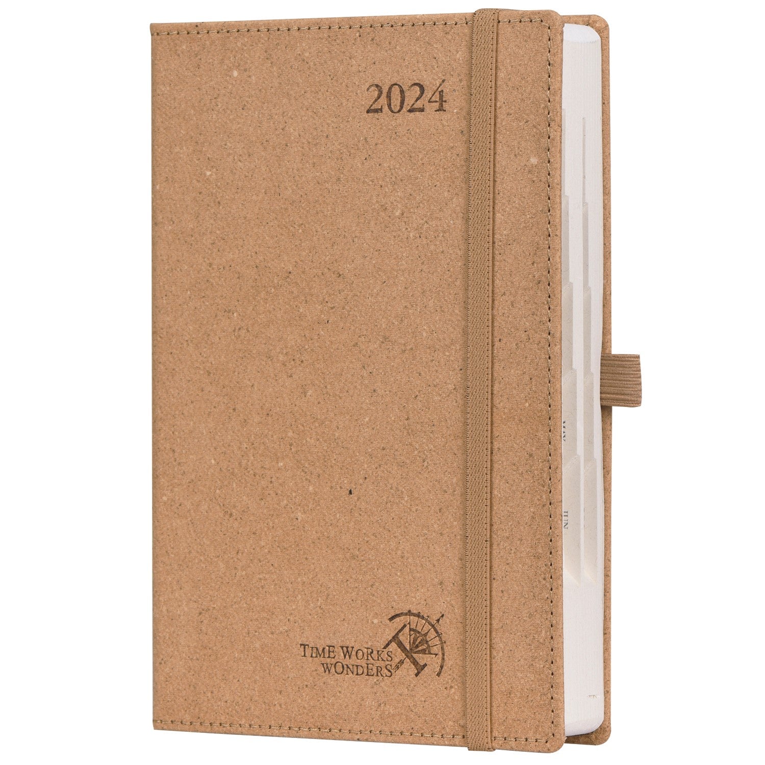 POPRUN Planner 2023-2024 (8.5'' x 10.5'') Academic Calendar (July 23-June  24) Daily Weekly and Monthly Appointment Book with Hourly Time Slots, Hard