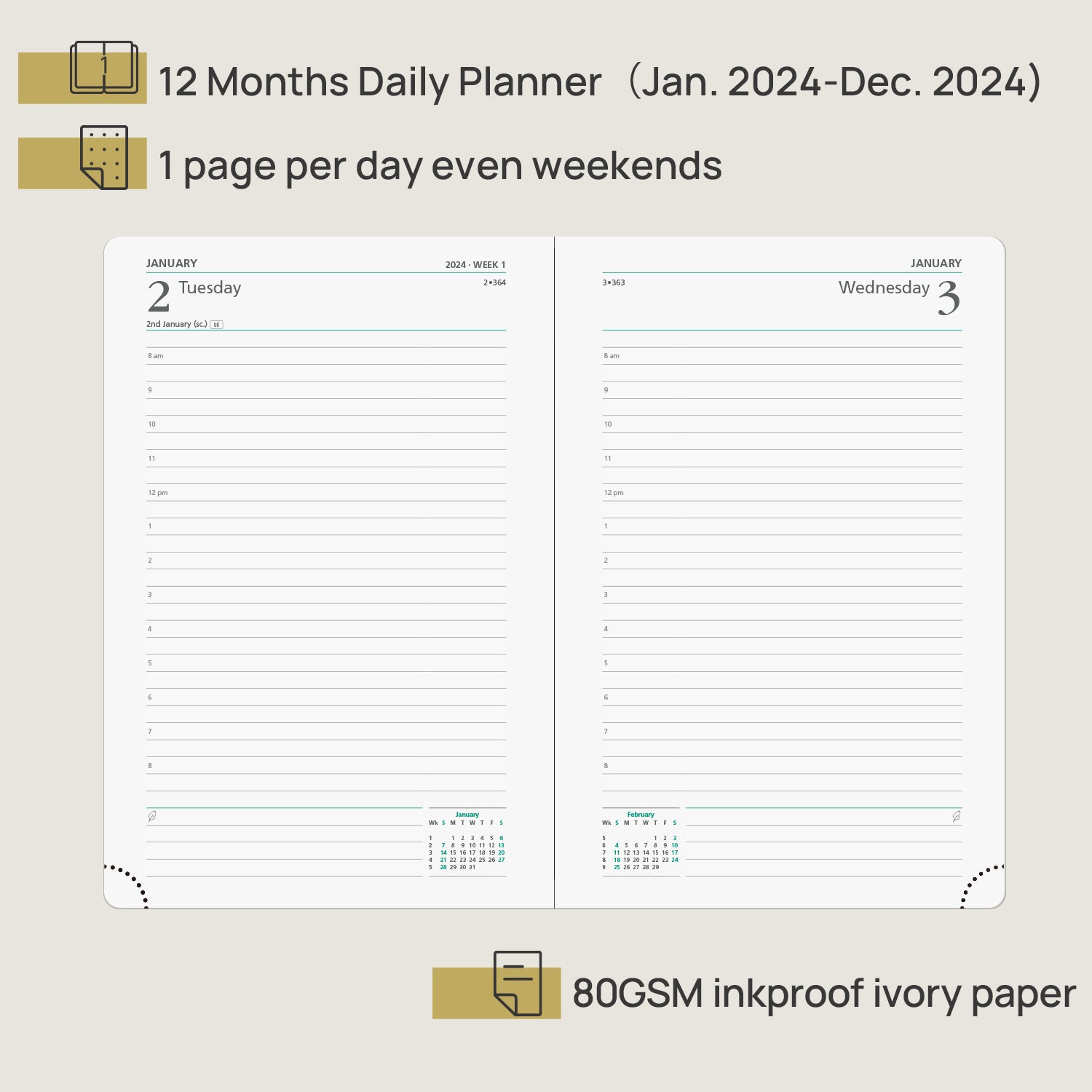 POPRUN 2024 Daily Planner