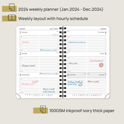 POPRUN 2024 Weekly Planner