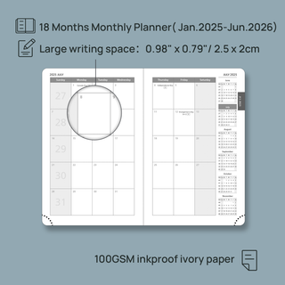 POPRUN 2025 Monthly Planner