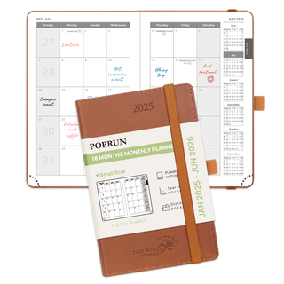 POPRUN 2025 Monthly Planner