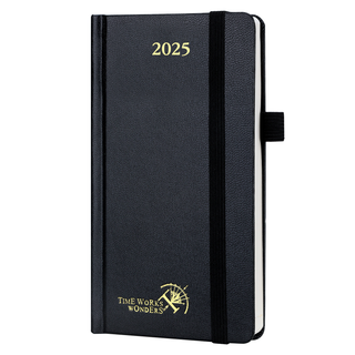 POPRUN 2025 Weekly Planner Black