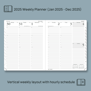 POPRUN 2025 Weekly Planner