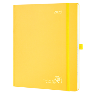 POPRUN 2025 Weekly Planner Light Yellow