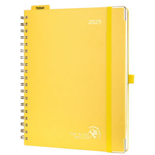 POPRUN 2024 Daily Planner Light Yellow