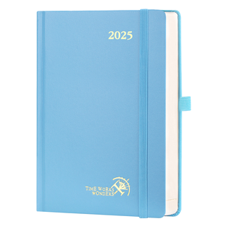 POPRUN 2025 Daily Planner Haze Blue