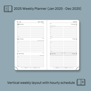 POPRUN 2025 Weekly Planner