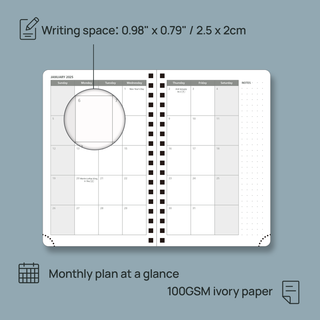 POPRUN 2025 Weekly Planner