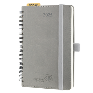 POPRUN 2025 Weekly Planner Gray