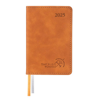 POPRUN 2025 Weekly and Monthly Planner Brown