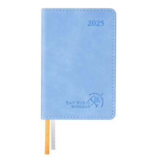 POPRUN 2025 Weekly and Monthly Planner Cerulean Blue