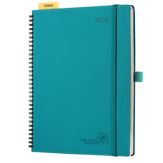 POPRUN 2025 Monthly Planner Pacific Green