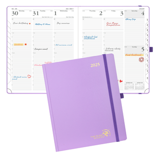 POPRUN 2025 Weekly Planner