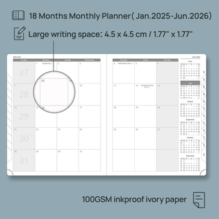 POPRUN 2025 Monthly Planner