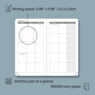 POPRUN 2025 Weekly Planner