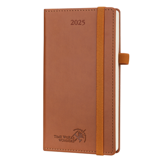 POPRUN 2025 Weekly Planner Brown