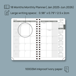 POPRUN 2025 Monthly Planner