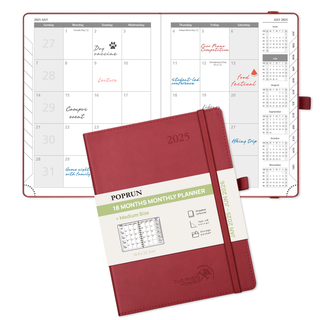 POPRUN 2025 Monthly Planner