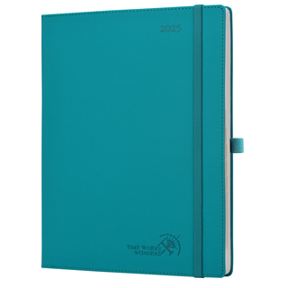 POPRUN 2025 Monthly Planner Pacific Green