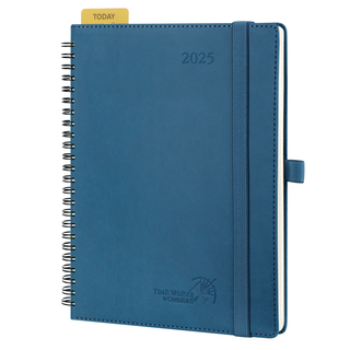 POPRUN 2025 Weekly Planner Navy Blue