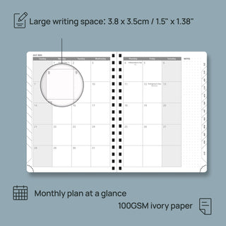 POPRUN 2025 Monthly Planner