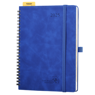 POPRUN 2025 Monthly Planner Royal Blue