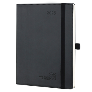 POPRUN 2025 Weekly Planner Black