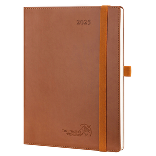 POPRUN 2025 Weekly Planner Brown